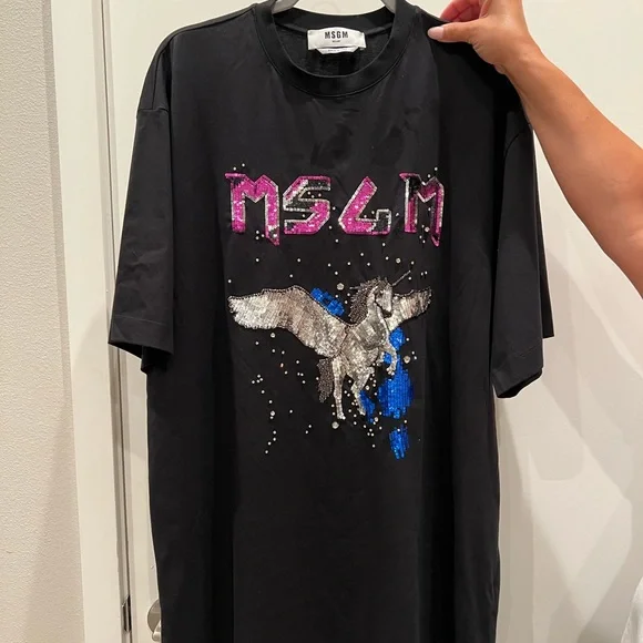 msgm t shirt dress T-shirt dress MSGM